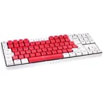 GAMIAC TKL90G žaidimų klaviatūra, Kailh Blue &ndash; balta/raudona