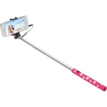 Ultron selfie hot shot Pink 15-45 cm Selfie lazdelė su nuotolinio fotografavimo mygtuku rankenoje, skirta i&scaron;maniesiems telefonams, tokiems kaip Samsung Galaxy, iPhone ir kitiems (173951)