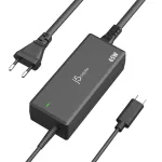USB-C PD maitinimo adapteris j5create JUP1265 &mdash; 65 W, vidaus naudojimui, juodas, plastikinis, 118&times;32&times;50 mm (EU)