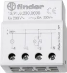 Finder impulsinis jungiklis pavir&scaron;iui/įleidžiamam montavimui 1 vnt. 13.91.8.230.0000 1 normaliai atviras kontaktas 230 V/AC 10 A 2300 VA