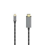 Hama 00200509 HDMI kabelis 1,5 m HDMI A tipo (standartinis) USB-C juodas