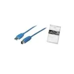 USB A - USB B laidas ShiverPeaks 1 m