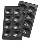 Tefal XA801512 Madeleine plates, juodos spalvos