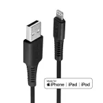 Lindy 2m USB A &ndash; Lightning laidas, juodas