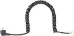 Bachmann spiralinis kabelis H05VV-F 3G 1,5mm&sup2; L 1,0m juodas AEH/CEE7/7