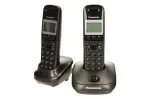 Panasonic KX-TG2512 DECT belaidis telefonas pilka spalva su skambučio numerio atpažinimu