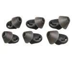 Ausinių pagalvėlių ir žiedų rinkinys POLY Voyager 6200 Medium Eartips Juoda