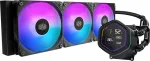 Cooler Master WAK MasterLiquid Core Nex Digital 360 ARGB - skysčio au&scaron;intuvas procesoriui, 360 mm radiatorius, 3x120 mm ventiliatoriai, ARGB ap&scaron;vietimas, LGA1851 / AM5