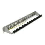 Synergy 21 Keystone Patch Panel 24-Port 1U Light Grey V4 su kabelių spaustuku