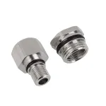 Aqua Computer tiesus adapterių rinkinys Eheim 1046 į G1/4 colio vidinį sriegį &ndash; sidabrinis