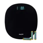 Salter SA00709BFEU12 apvalios formos elektroninės svarstyklės, juodos