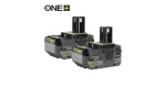RYOBI 2x 4.0Ah Lithium+ 18V ONE+ akumuliatorių rinkinys RB1840X2