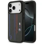 BMW M Kevlar Lines & Logo MagSafe Case, skirta iPhone 17 Pro, juoda