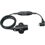 Bachmann Mobile PRCD-S ne&scaron;iojamas liekamosios srovės įtaiso maitinimo prailginimo kabelis 230V 16A IP55