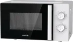 Mikrobangų krosnelė Gorenje 740248 &ndash; 800 W, 20 L, balta, 5 galingumo lygių, 270 mm stiklinė lėk&scaron;tė