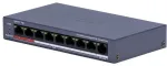 Hikvision DS-3E0109P-E/M(C) 9-Portų Fast Ethernet PoE komutatorius, 8 PoE prievadai, 65W biudžetas, nevaldomas