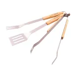 Barbecook 3 dalių standartinis BBQ įrankių rinkinys FSC 47 cm (6 vnt. pakuotė) BC-ACC-7094