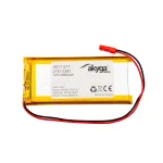 Akyga AKY1377 LP613381 Li-Po akumuliatorius 3,7 V 2100 mAh, PCM, JST 2,54 2 kontaktų, 150 mm