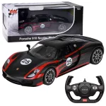 Rastar Porsche 918 Spyder Performance RC automobilis, juodos spalvos, 1:14