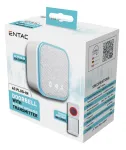 ENTAC belaidis durų skambutis EDB-AC-44 su IP44 siųstuvu ir CR2032 baterija