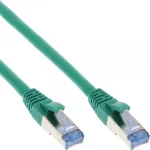 InLine Patch Laidas S/FTP PiMF Cat.6A halogen-free 500MHz žalias 3m