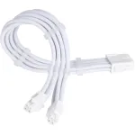 Prailginimo laidas maitinimo &scaron;altiniui SILVERSTONE EPS 12V 8 kontaktų (30 cm) baltas SST-PP07E-EPS8W-V2