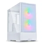 Korpusas MidiTower Lian Li LANCOOL 207 baltas, permatomas &scaron;oninis langas, ATX/MicroATX/MiniITX, be maitinimo &scaron;altinio