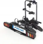Fischer ProlineEvo 2 laikiklis dviračiams ant farkopo, 2 dviračiai, 60 kg, sulankstomas, LED ap&scaron;vietimas