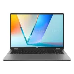 ASUS Vivobook 16 Flip TP3607AA-FLIP-DISSI4X Copilot+ PC 2-in-1 ne&scaron;iojamas kompiuteris, 16 colių WUXGA OLED jutiklinis, Intel Core Ultra 9 386H, 32GB LPDDR5x, 1TB SSD, Windows 11 Pro, prancūzi&scaron;ka AZERTY klaviatūra