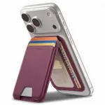 ESR Classic RFID Magnetinė piniginė-stovas MagSafe, tamsiai bordo spalvos