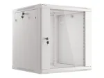 Lanberg montuojamas ant sienos 19 inch 12U 600x600 mm pilkas stovo spintas (stiklinės durys)