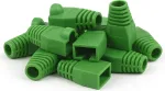 DSIT DANICOM RJ45 įtempimo mažinimo gaubtelis žalias, 10 vnt.