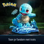 4D Build Pok&eacute;mon Squirtle 3D modelio rinkinys &ndash; Kanto Pirmųjų Partnerių kolekcija, 180 dalių, nuo 12 metų