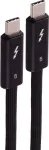 SHIVERPEAKS USB-C į USB-C Thunderbolt 5 UltraFlex kabelis, 240W, 2m, juodas BS13-75035