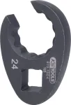 KS TOOLS 1/2 colio atviras žiedinis veržliaraktis stabdžių vamzdelių veržlėms, 24 mm (913.1304)