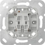 GIRA 381600 perjungimo jungiklio įdėklas, 1-polio, 10 A, 250 V AC, įleidžiamas, be nagų, System 55