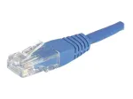 EXERTIS CONNECT Cat.6 U/UTP komutacinis kabelis, RJ45, mėlynas, 3 m, su apsauga nuo užkabinimo 246730