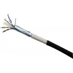 Exertis Connect Cat6 lauko komutacinis kabelis RJ45 į RJ45, F/UTP, 20m, juodas 845046