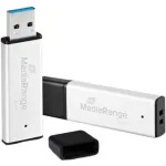 MEDIARANGE USB atmintukas 64 GB USB 3.0 auk&scaron;tos spartos aliuminis