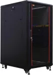 IT-BUDGET 19 inch serverinė spintelė SRK - 27U - 800x1000 mm - stiklo/plieno durelės - kabelių kanalai - surinkta - juoda 99ITB19SRK27810GSNM