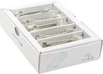 Wirewin SLIM KAT6A 10 Gigabit &scaron;viesus pataisymo kabelis, 0,1 m, U/FTP, &Oslash;3,8 mm, pilkas, 50 vnt. paketas (SLIM-LS-K6A 0.1 50)