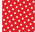 PAPSTAR Dots popierinės servetėlės, 330 x 330 mm, raudonos, 3 sluoksnių, 1/4 lankstymo, 20 vnt. 82756