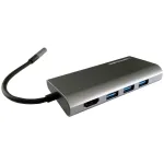 Laptop Dock LC-Power LC-HUB-C-MULTI-5 USB 3.2 Gen 1 Type-C laidinis