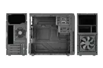 Korpusas GOLDEN TIGER Baltimore 530 (BALTIMORE5302USB2+2USB3) juodas Midi Tower, micro ATX