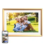 Arzopa D10 elektroninis nuotraukų rėmelis, 10,1" liečiamas ekranas, 1280 x 800, 32 GB atmintis, Wi-Fi, aukso spalva