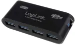 LogiLink USB 3.0 4x USB 3.0 &scaron;akotuvas, 5000 Mbit/s, 5 V, 107 mm &times; 200 mm &times; 101 mm (UA0170)