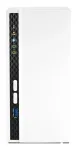 QNAP TS-233 NAS / saugojimo serveris bok&scaron;tas ARM Cortex-A55 2 GB 0 TB QNAP QTS Baltas