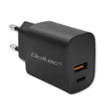 Maitinimo adapteris QOLTEC 52377 GaN 30W i&scaron;ėjimas 5&ndash;20V ne&scaron;iojamiesiems įrenginiams