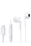 JVC HA-FR17UC ki&scaron;tukinės laidinės ausinės, USB-C, mikrofonas, 10,7 mm membrana, 1,2 m, IPX2, baltos