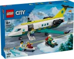 LEGO City Gelbėjimo lėktuvas 60465 &ndash; mažas gelbėjimo orlaivis, 403 detalės, 4 minifigūrėlės, nuo 6 metų
